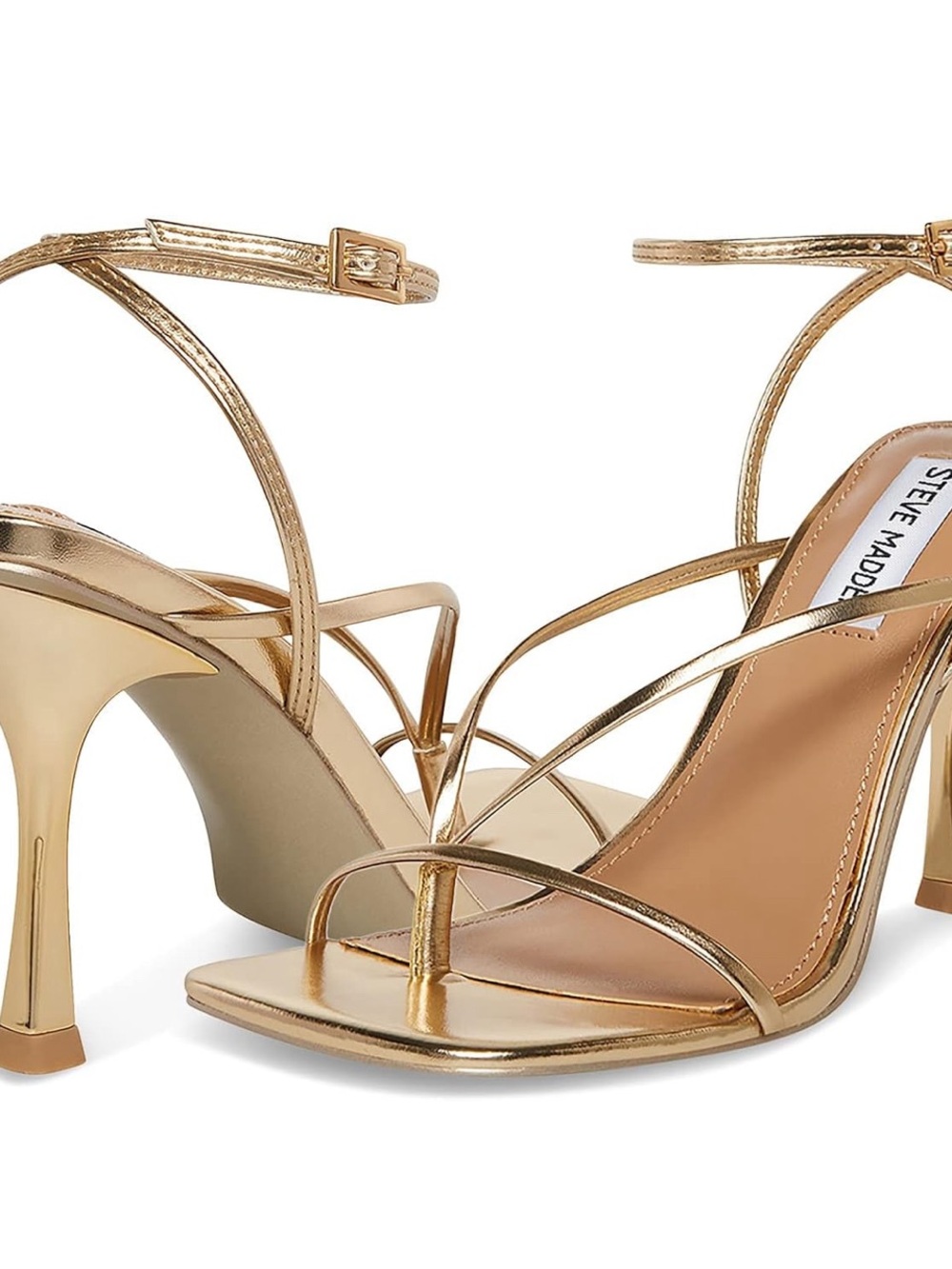 Steve Madden Gold Annie High Heel